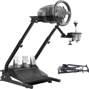 VEVOR Racing Wheel Stand, Adjustable & Foldable Simulator Stand